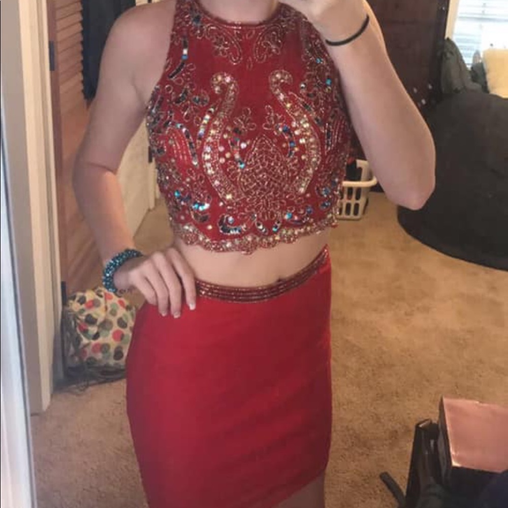 2 piece Hoco Dress